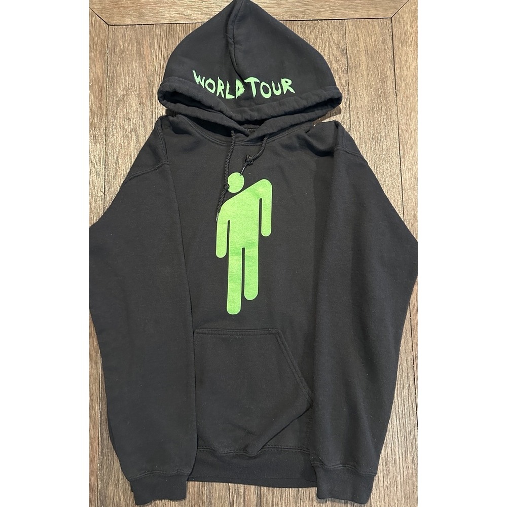 Billie Eilish World Tour Hoodie Adult Medium 2019 Concert Hooded Sweatshirt